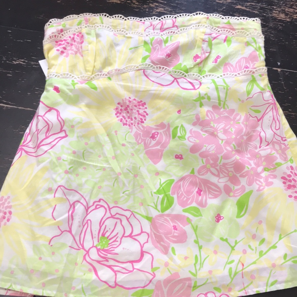 EUC Lily Pulitzer size 4 strapless top